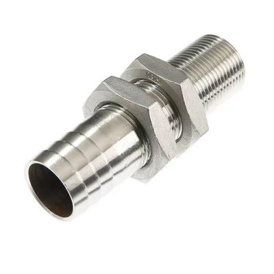 China Hot Pagoda Hexagonal External Thread Stainless Steel Pipe Fitting Pagoda Joint Joint for sale