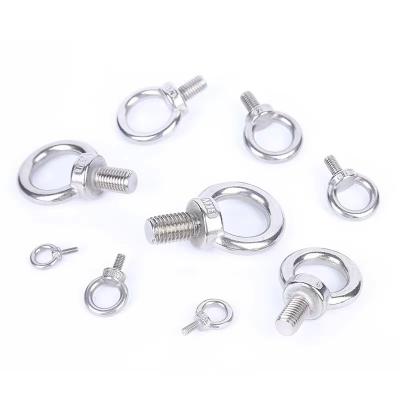 China Stainless Steel Live Joint Bolt Customization Hanging Ring Nut Set High Level Stainless Steel for sale