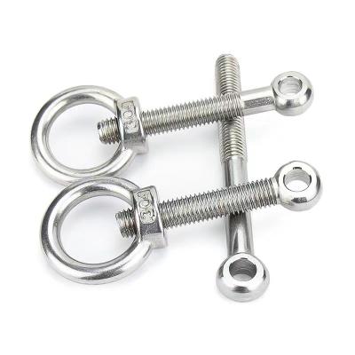 China Stainless Most Popular Stainless Steel Live Joint Bolt Customization Hanging Ring Nut Set for sale