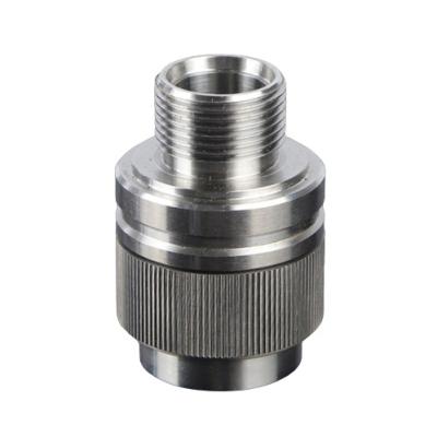 China Big price stainless steel tee branch stainless steel threaded quick pipe joint according to customer drawing for sale