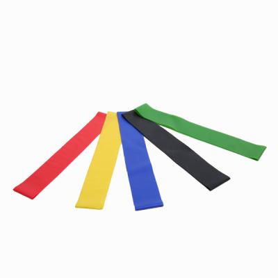 China T0.35mm Tpe / Latex Resistance Exercise Equipment Resistance Bands Loop Set for sale