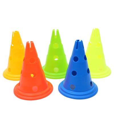 China Round Bottom Soccer Training Equipment 30cm 50cm Sports Training Cones for sale