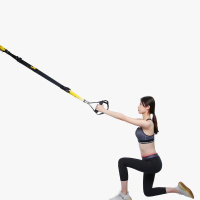 China 300cm Resistance Exercise Equipment Fitness Suspension Straps For Leg Training for sale