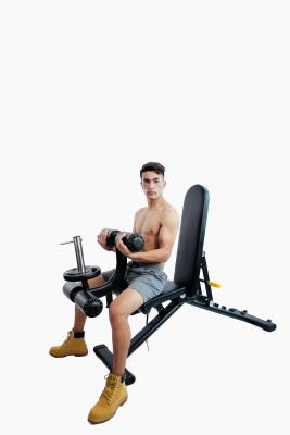 China Heavy Duty Fitness Exercise Bench With Leg Extension And Leg Curl for sale