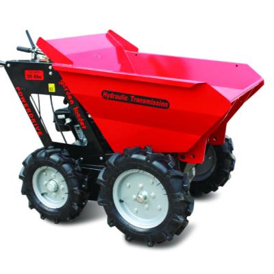 China Hotels Construction Equipment Hydraulic Transmission Power Driven Wheelbarrow BY300 for sale