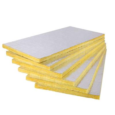 China Factory Direct Sales Sound Absorption Aluminum Foil Fiberglass Spinner Heat Insulation Industrial Hydrophobic Glass Wool Board for sale