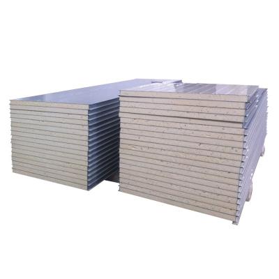 China Modern Quality Assurance 35-45kg/m3 950 Mm Width Polyurethane PU Foam Sandwich Wall Panel for sale