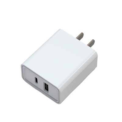 China New Compact Support PD3.0 18w Wall Charger EU USA Plug 28w Palladium Charger Travel Adapt Fast Charging USB Wall Chargers for sale