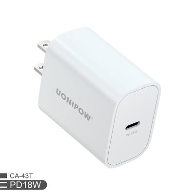 China Universal Charger Home Mobile Phone USA Travel Plug Portable Charger For iPhone 18w Original Palladium Wall Charger for sale