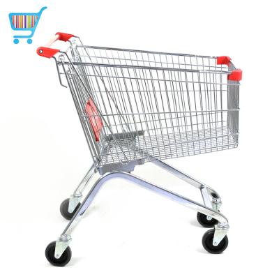 China Unveiling Germany Style Large Shopping Trolley Stores Hand Carts Production Trolley For Mall Shopping for sale