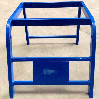 China Unfolding Supermarket Parking Rack Mobile Shopping Basket Basket for sale