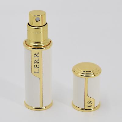 China 5ml Mini Travel Refill Portable Pocket Perfume Atomizer Pump Spray Leather Cosmetic Bottle for sale