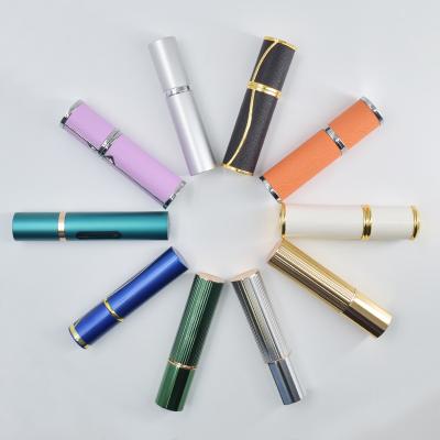 China Wholesale Free Sample Cosmetic Travel Size Bottom Filled Mini Perfume Bottle Aluminum Metal Empty Glass Refillable Perfume Atomizer for sale