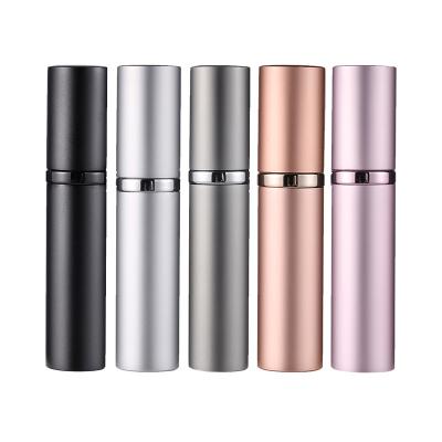 China Cosmetic 8ml OEM Pocket 5mL Perfume Atomizer Empty Aluminum Spray Bottle Refillable Mini Atomizer for sale