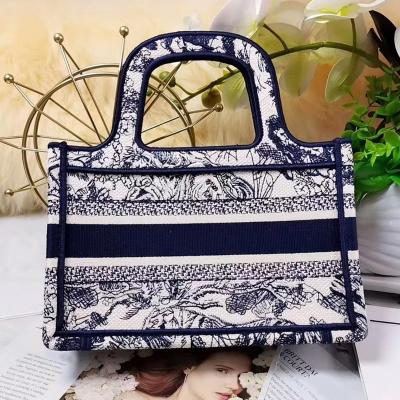 China The Other Luxury Lady Brands Shopping Bag Embroidery Designer Mini Tote Bags For Women 2022 1:1 Replica High Quality Famous Top Handbags for sale