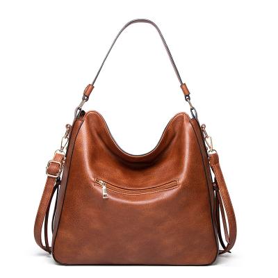 China Other 2022 New Factory Designer For Women Tote Bag PU Ladies Large Capacity Handbag Wholesale Casual Leather Shoulder Bag for sale