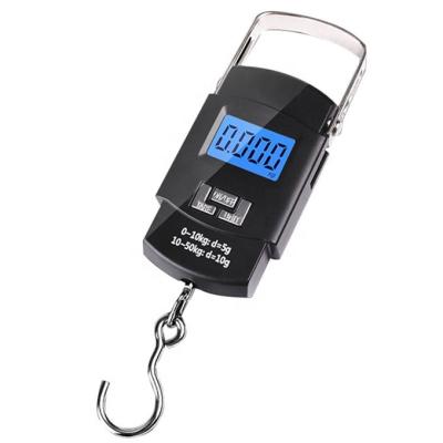 China Weight Measuring Mini Digital Hand Travel Portable Electronic Scale , Hanging Weighing Luggage Scale for sale