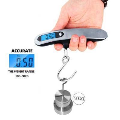 China Weight Measuring 50KG Mini Digital Hand Hanging Luggage Scale, Hand Held Scale for sale