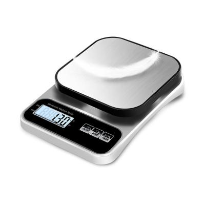 China Weight Function Battery Black Digital Weight Kitchen Scales for sale