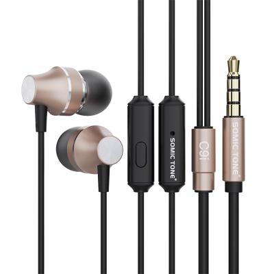 China Perfect Sound In-Ear Earphone Heandset Sports Hi-Fi Music Wired Earbuds Wire-control With MIC Microphone 3.5mm for sale