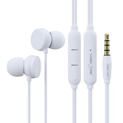 China Perfect Sound Bass Wired Earphones Headphones Headsets Superb Earbuds with Microphone Hands Free for Sports for sale