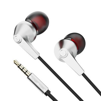 China Perfect Sound Professional Metal Earphone Music Sports Headphones 3.5mm In-Ear Wired Earphone With Microphone For OEM Brand Packing for sale