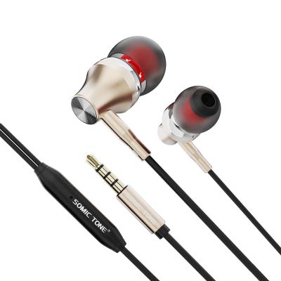 China Perfect Noise HD Microphone Stereo Headphones Noise Reduction Wired Earbuds Bass Sport Earphones Gaming Headset for sale