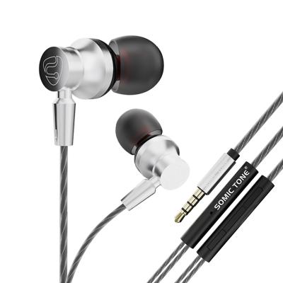 China Perfect Heavy Sound Smartphone Subwoofer Earphone In-Ear Stereo 3.5mm Stereo 3.5mm Heavy Duty Wired Headset With Microphone for sale