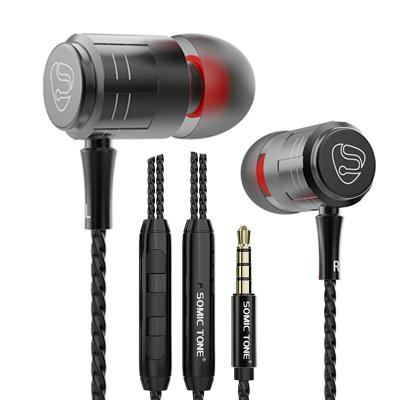 China Noise Somic Perfect Tone E72 Wired Magnetic In-Ear Earbuds 3.5mm Headphones, Noise Isolating Earbuds Android MP3 Headphones for sale