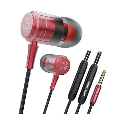 China Perfect Sound Good Selling Earbuds Wired Headphones Metal Cable Earbuds Sport Music Earbuds Earphone for sale