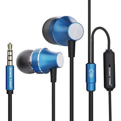 China Perfect Sound Bass Gaming Earphone Stereo Wired 3.5mm Earbuds Wired Earphone With Microphone for sale