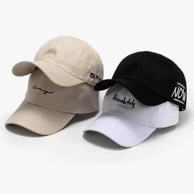 China COMMON Back Cotton Strap Dad Hat Custom Satin Striped Dad Hat Embroidered Logo Unstructured Baseball Two Tone Dad Hats Caps for sale