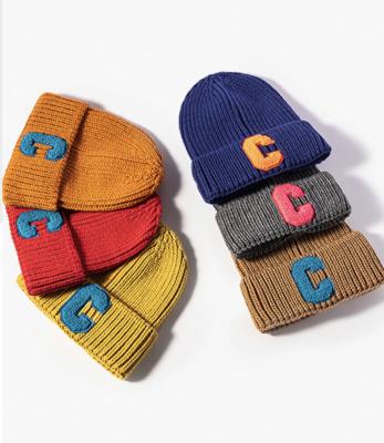 China JOINT Custom Cheap Ribbed Toques Scarf Gloves Sets Womens Men Embroidered Knitted Hats Slouch Satin Lined Beanies Winter Hats for sale