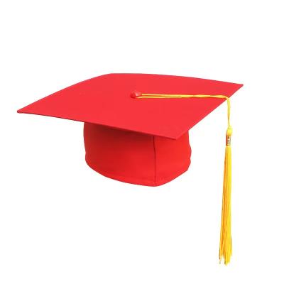 China COMMON Customize High School University Bachelor's Degree Doctoral PHD Graduation Hat With Tassel for sale