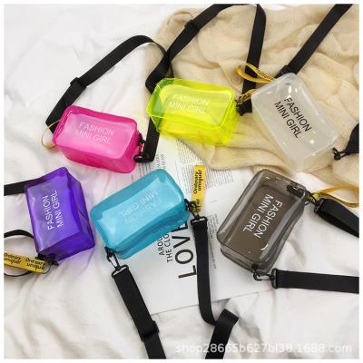 China Fashion New Designs Fashion Bags For Girls Handbags See Though Small Handbag Shoulder Cross - Mini Body Jelly Bag for sale