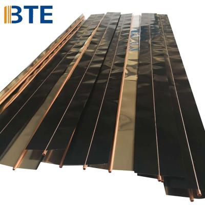 China 2020 New Design Hot-selling Copper Solar Fender Copper Fin For Solar Collector For Colombia Market for sale