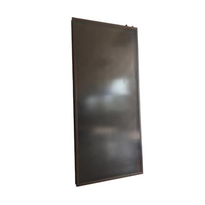 China Hot Water Space Heating//BTE Black Chrome Coating Flat Plate Cooling Self-cleaning Glass Solar Collector for sale