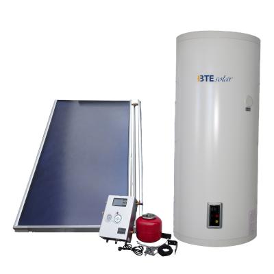 China High Quality Pressurized Hotel Plate 500L/1000l/1500L Solar Collector Split Solar Water Heater for sale