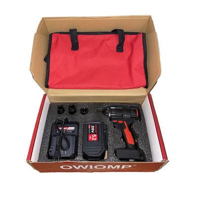 China Multifunctional Battery Brushless Power Torque Electric Cordless Impact Wrench for sale