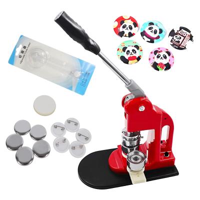 China Other DIY badge maker 32mm button making machine with button mold badge press machine with 500pcs free badge materials cutter for sale