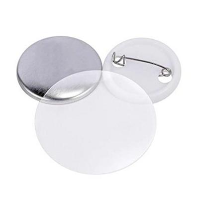 China DIY 32mm Size Magnetic Button Making Component Of Blank Pin Button Material for sale