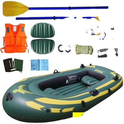 China Optional PVC Fishing Rubber Boat Dinghy Kayak Three Person Inflatable Boat for sale