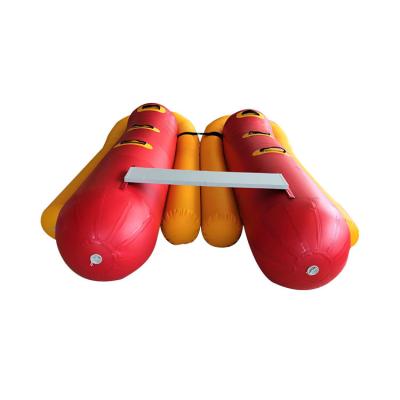 China Outdoor Inflatable Floating Toy Super Thick Floating Raft Thickness:0.9mmPVC for sale