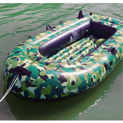 China Fishing or Fun Camouflage PVC Environmental Protection Material Outdoor Fishing Fishing Boat Inflatable Kayak for sale