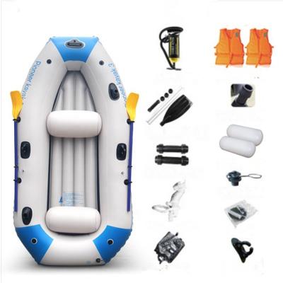 China Portable PVC Inflatable Environmental Protection Material PVC Tarpaulin Inflatable Fishing Boat for sale