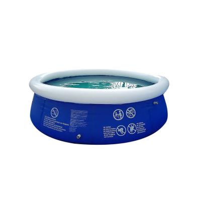 China Large Outdoor Circular PVC Bracket Eco Water Swimming Pool Adult Children's Inflatable Swimming Pool Quickly for sale