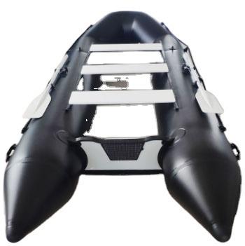 China Wholesale Customized Lifeboat Large Steel Structure Gold Inflatable Boat Military Black Outdoor Rowing Boat Water Sports for sale