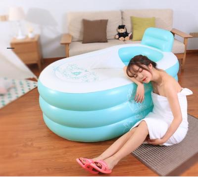 China Fashion viable wholesale thickened thermal insulation bathtub, adult and children's inflatable bathtub for sale