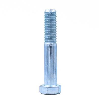 China Q195 Half Din 931 Hex Head Threaded Galvanized Bolt Hex Bolt Standard Size for sale