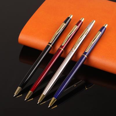 China office & School Pen Metal Slim Classic Promotional Commercial Ballpoint Pen for sale